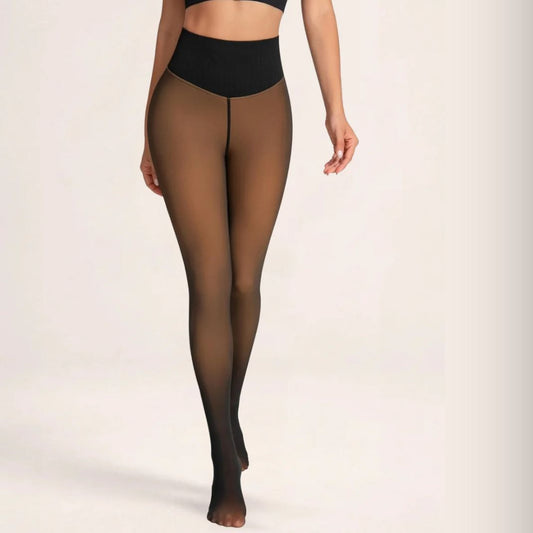 Shaping fleece tights