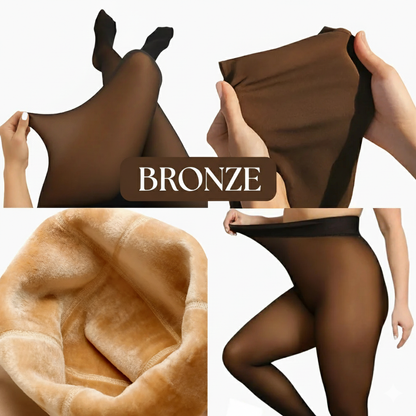 Shaping fleece tights