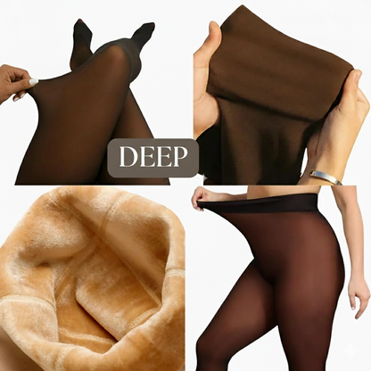 Shaping fleece tights